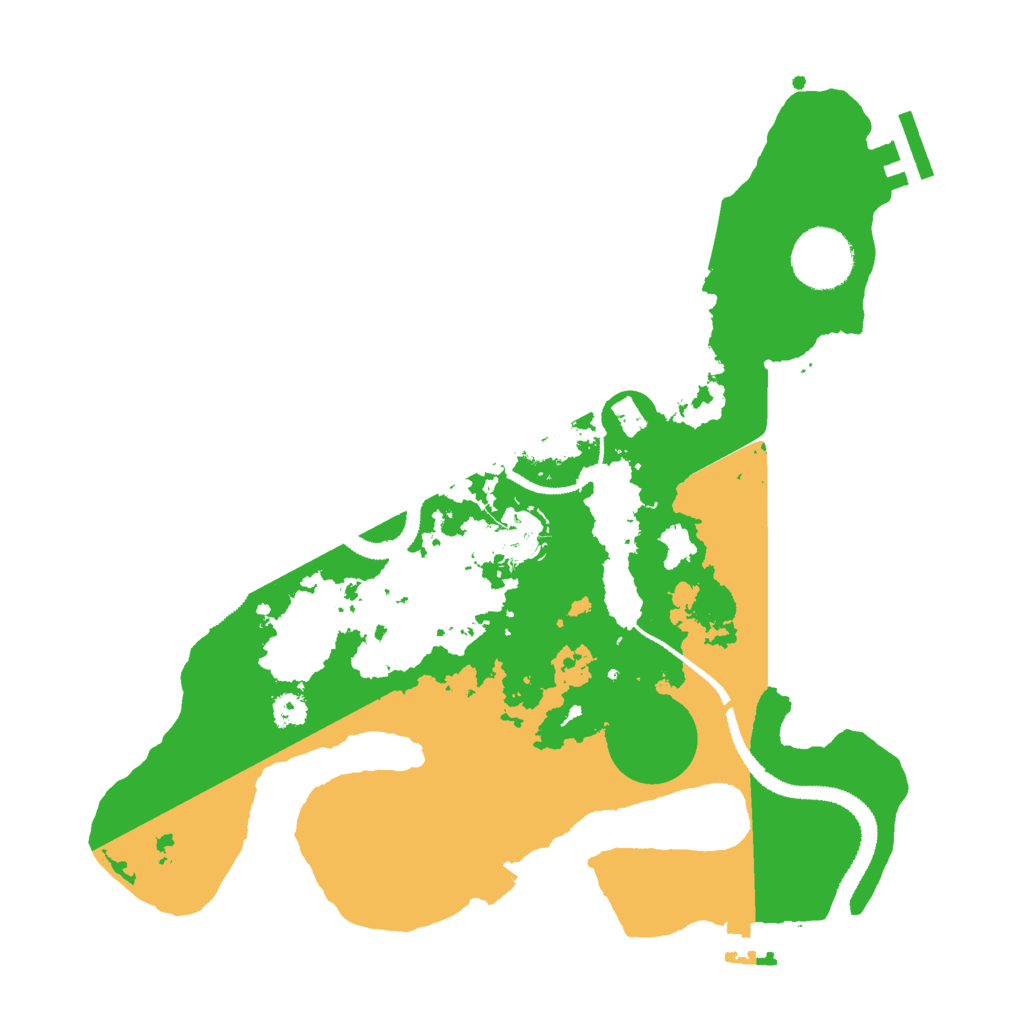 Biome Rust Map: Procedural Map, Size: 3000, Seed: 400000