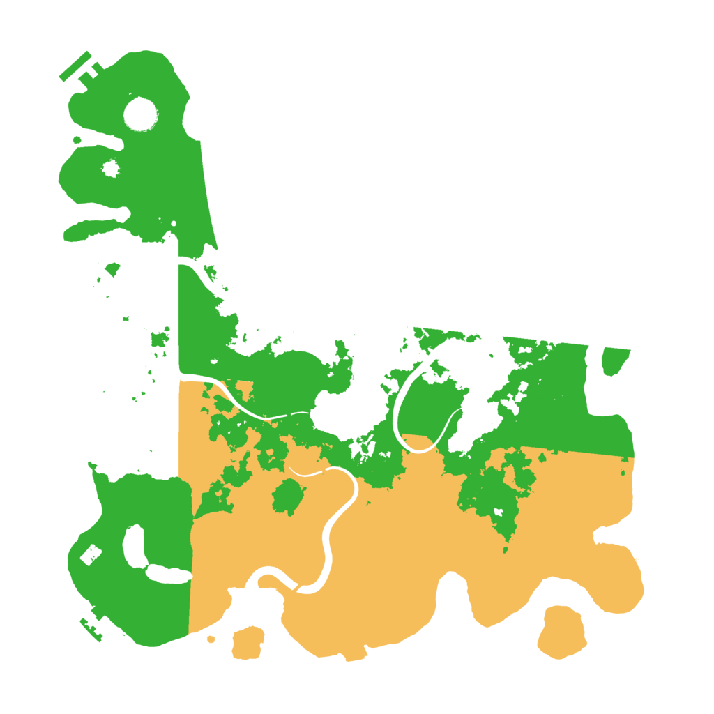 Biome Rust Map: Procedural Map, Size: 3750, Seed: 205588764