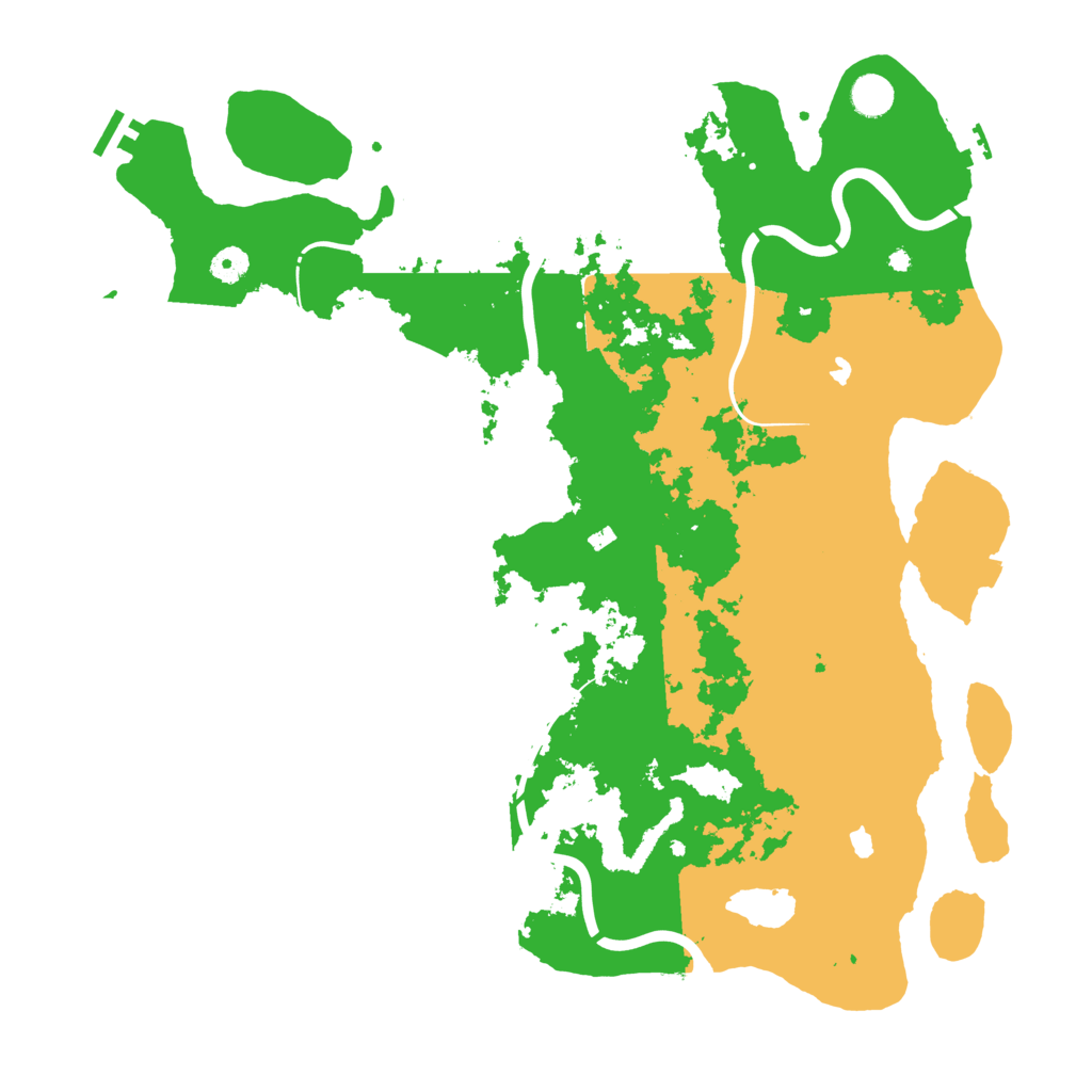 Biome Rust Map: Procedural Map, Size: 4500, Seed: 944722674