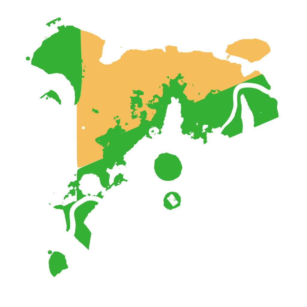 Biome Rust Map: Procedural Map, Size: 3000, Seed: 1967892910