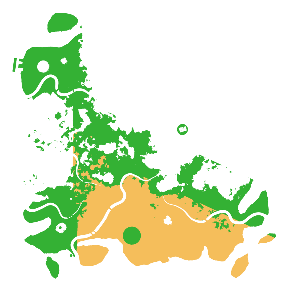 Biome Rust Map: Procedural Map, Size: 4290, Seed: 107921499