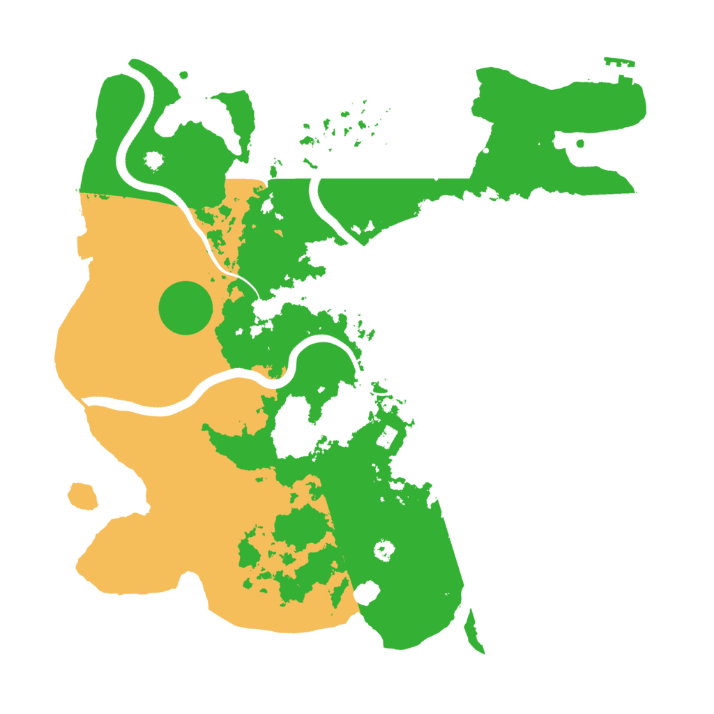 Biome Rust Map: Procedural Map, Size: 3500, Seed: 1766126685