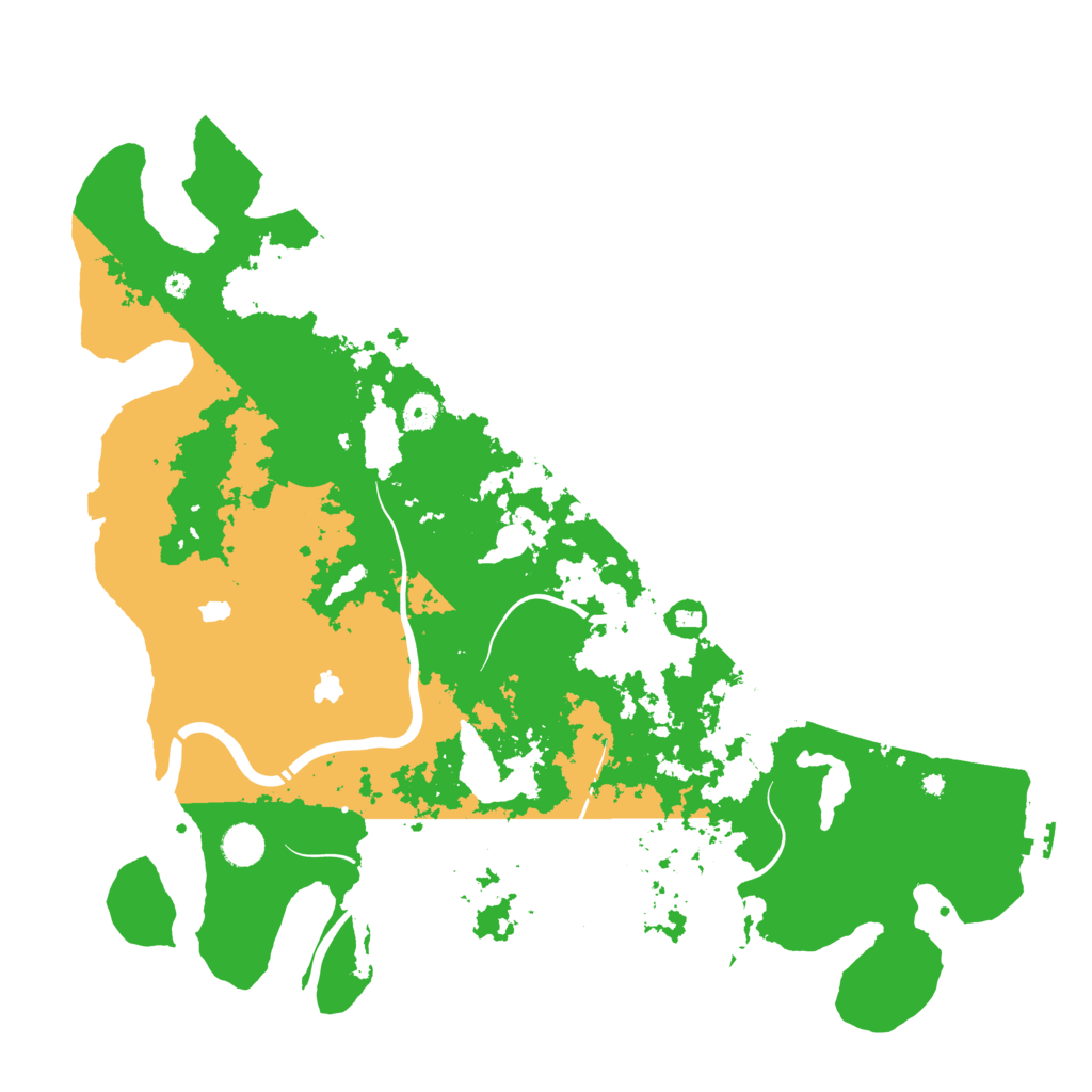 Biome Rust Map: Procedural Map, Size: 4500, Seed: 883988411