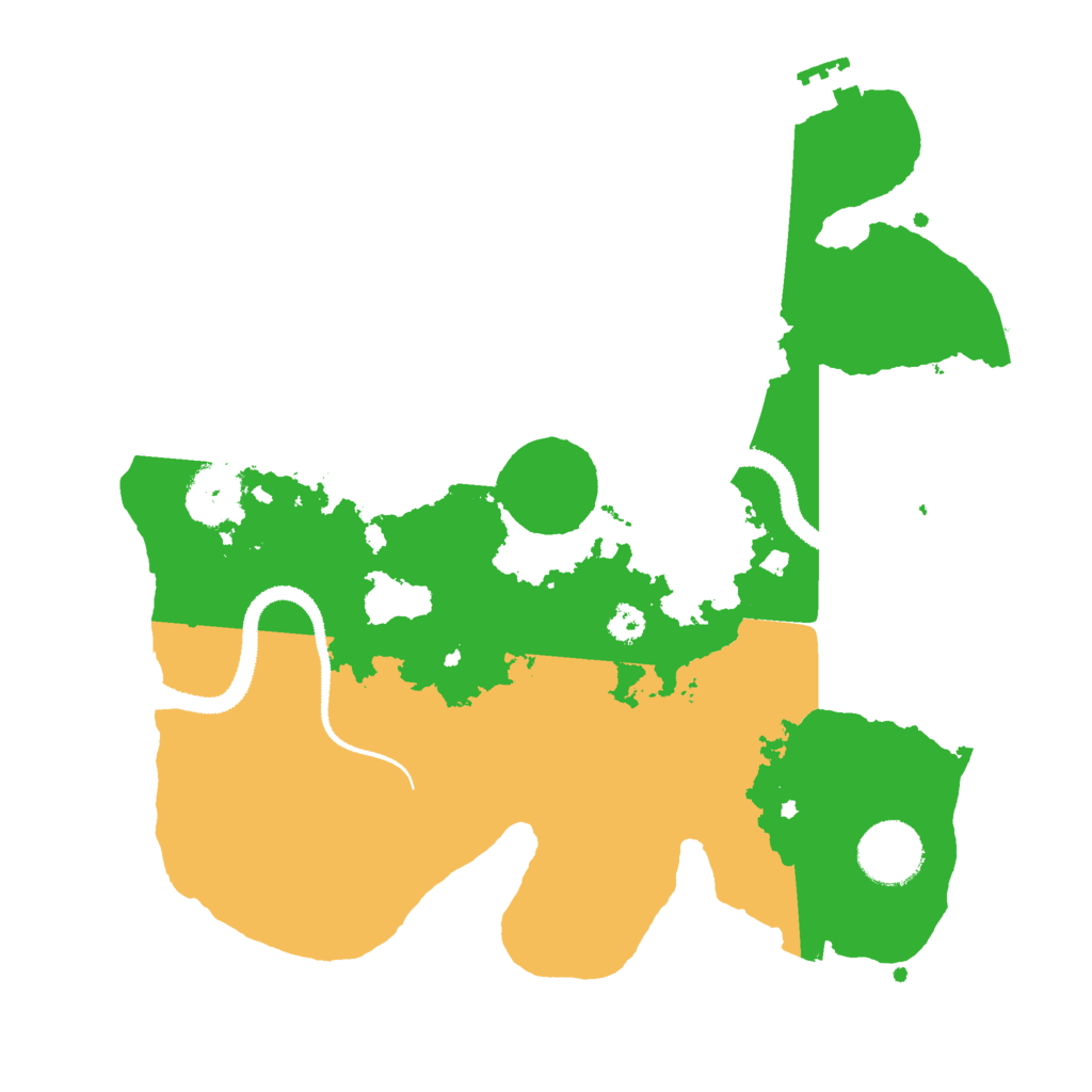 Biome Rust Map: Procedural Map, Size: 3000, Seed: 52069