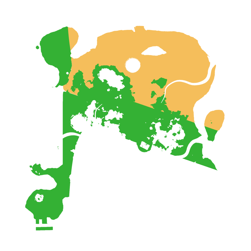 Biome Rust Map: Procedural Map, Size: 3000, Seed: 2055331077