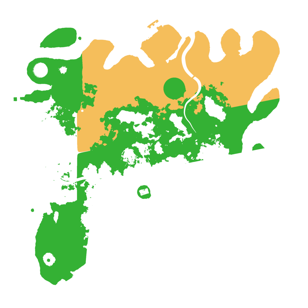 Biome Rust Map: Procedural Map, Size: 3750, Seed: 947150640