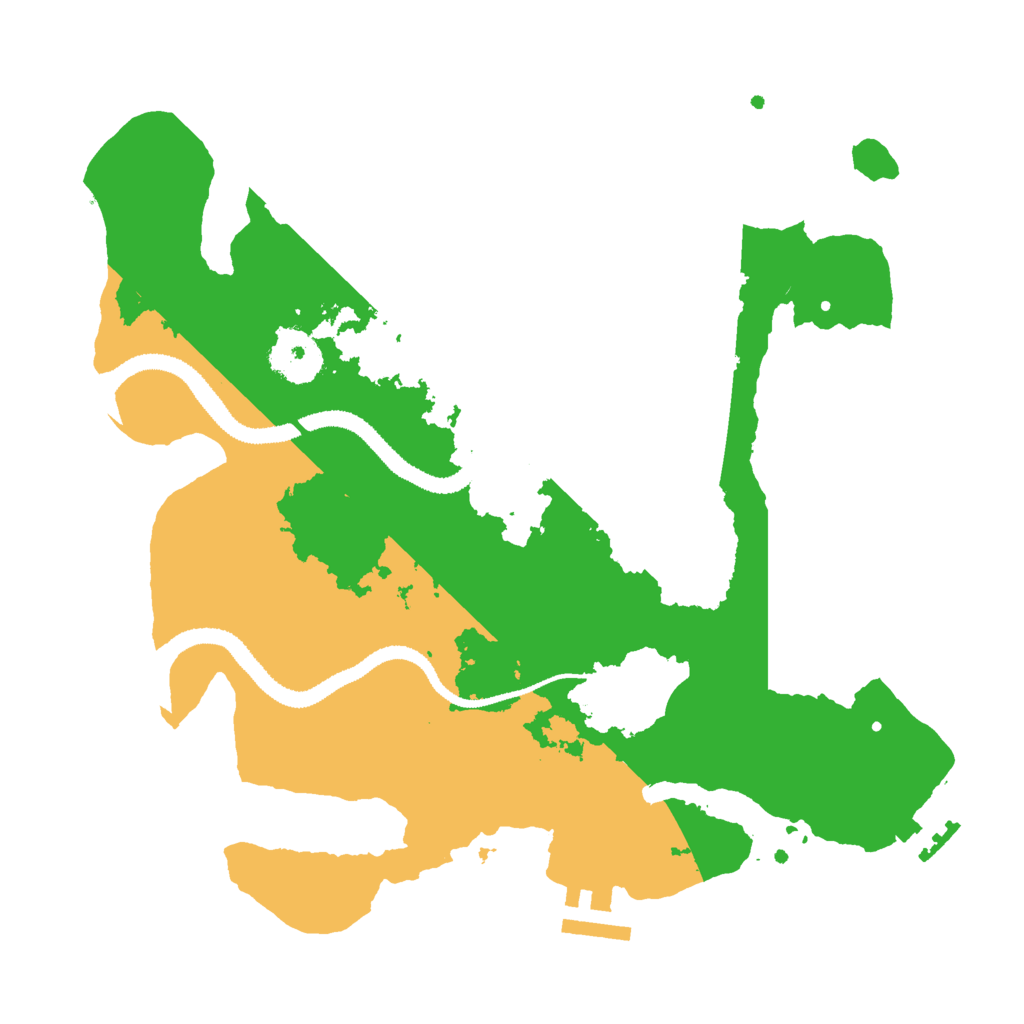 Biome Rust Map: Procedural Map, Size: 3000, Seed: 1359619168