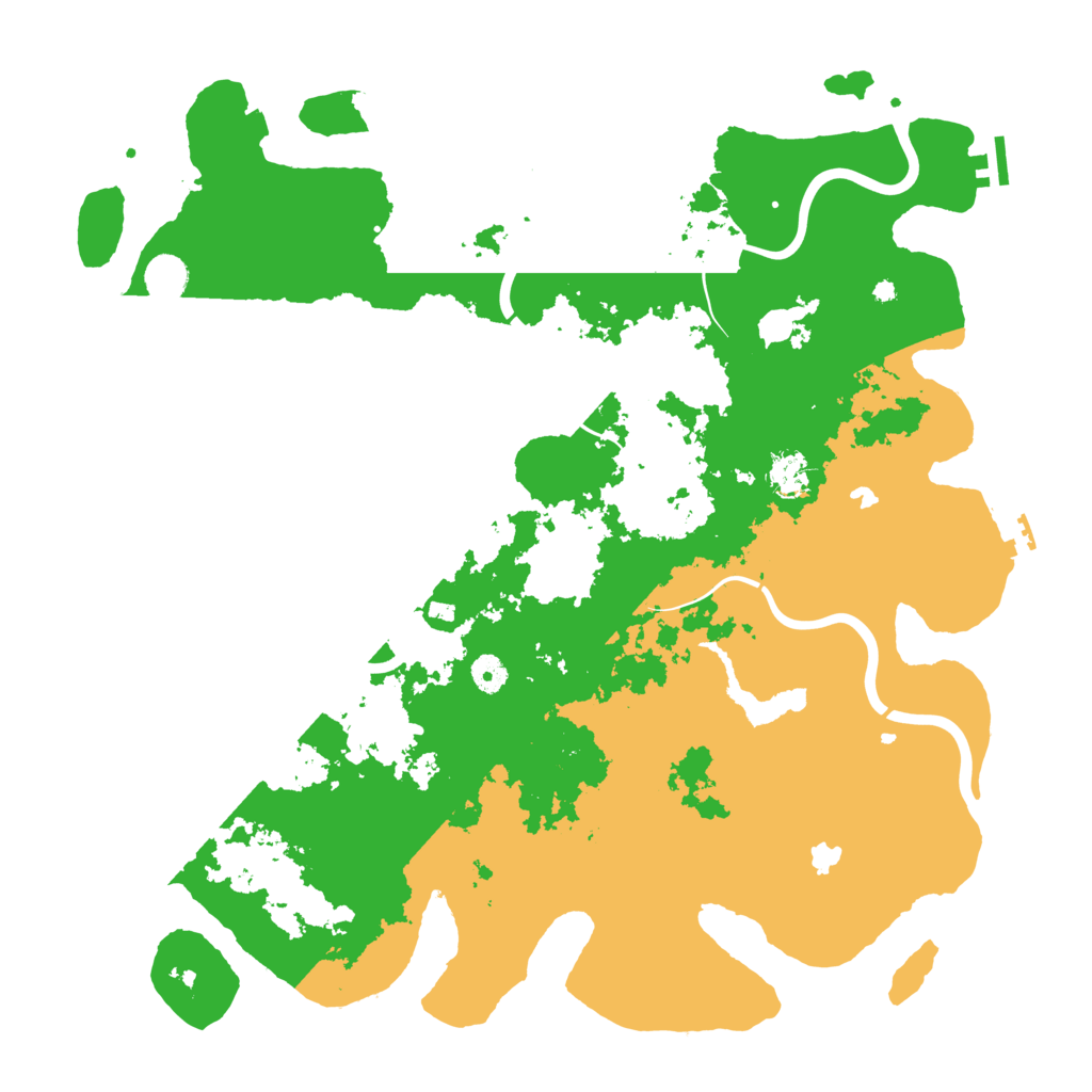 Biome Rust Map: Procedural Map, Size: 4500, Seed: 567835