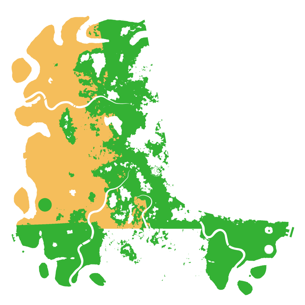 Biome Rust Map: Procedural Map, Size: 6000, Seed: 479348440