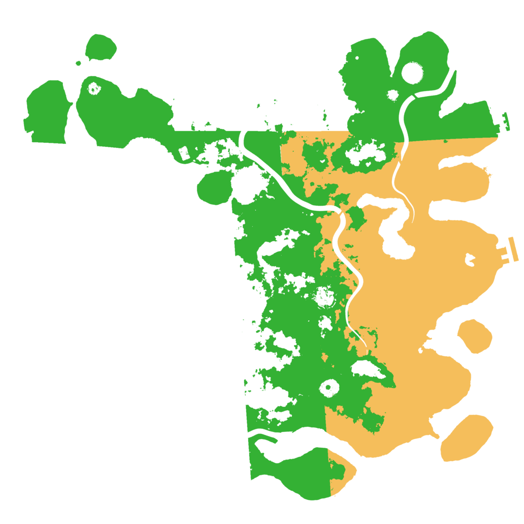 Biome Rust Map: Procedural Map, Size: 4300, Seed: 1766217492