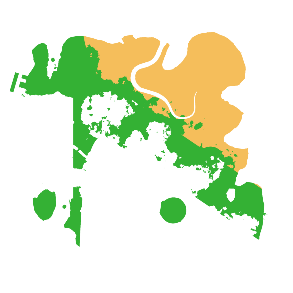 Biome Rust Map: Procedural Map, Size: 3000, Seed: 7207