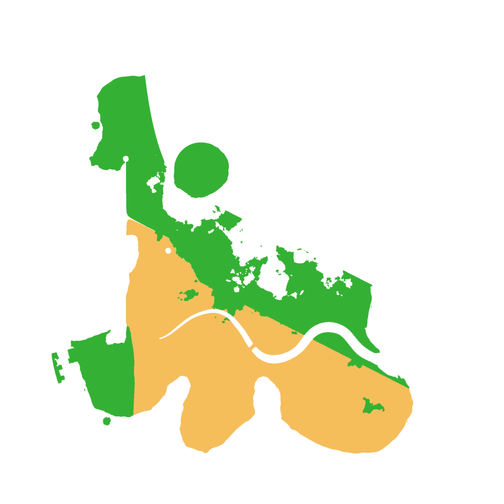 Biome Rust Map: Procedural Map, Size: 2500, Seed: 241674685