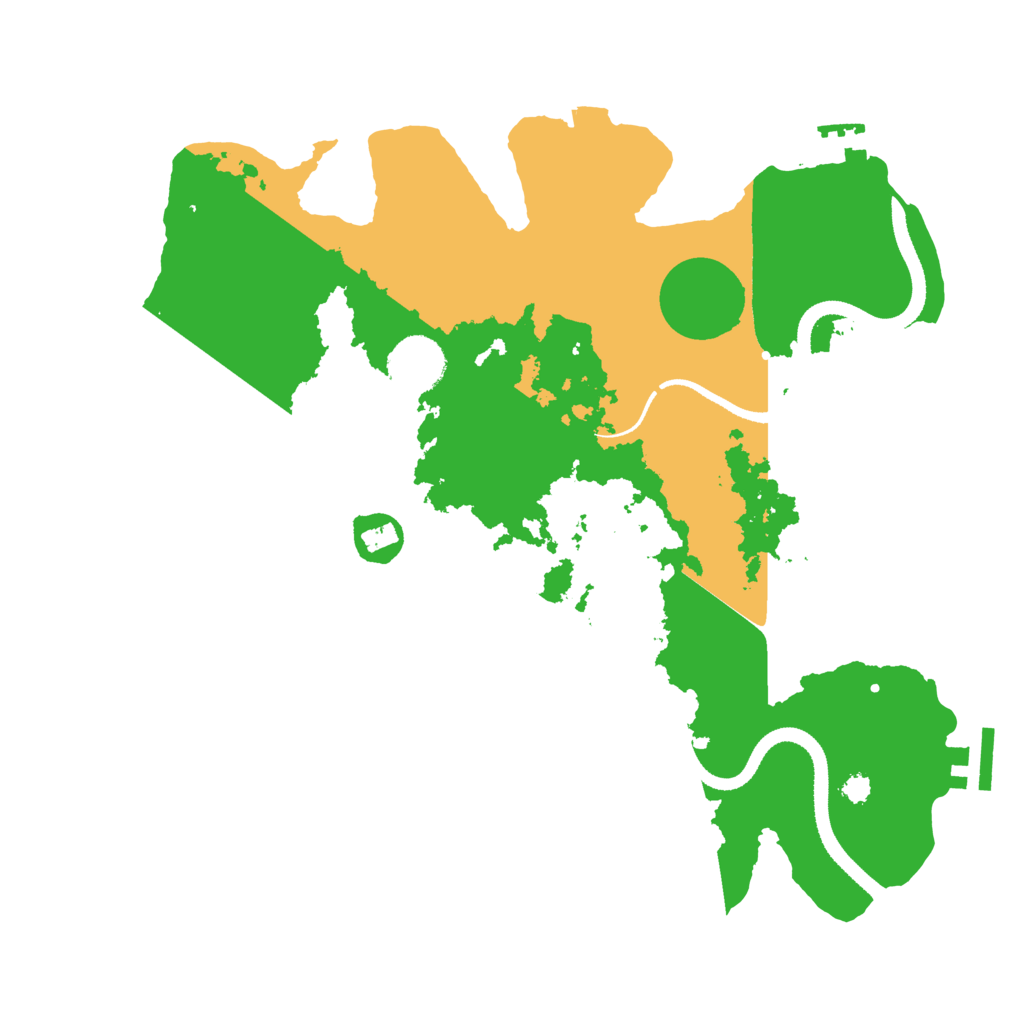 Biome Rust Map: Procedural Map, Size: 3300, Seed: 333741200
