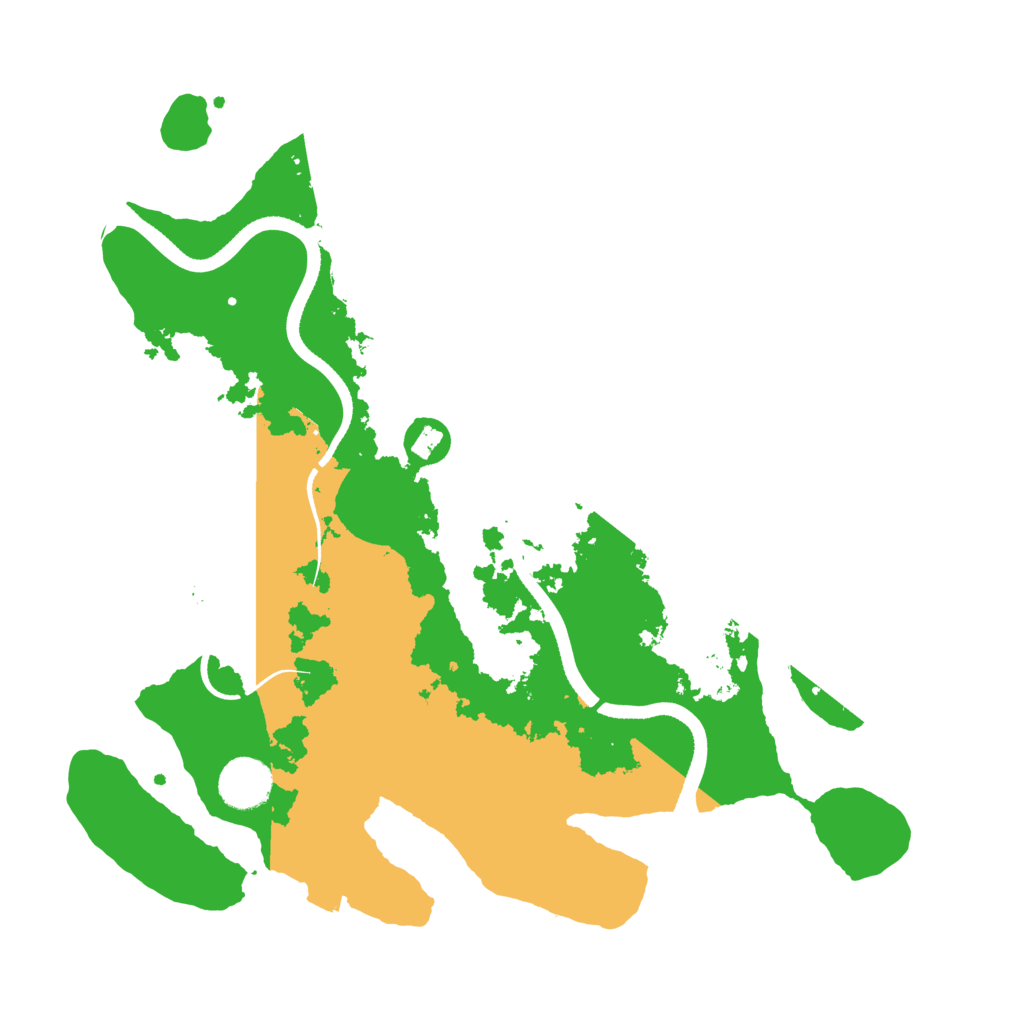 Biome Rust Map: Procedural Map, Size: 3500, Seed: 4852992