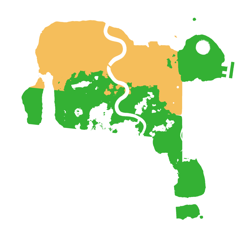 Biome Rust Map: Procedural Map, Size: 3000, Seed: 69665