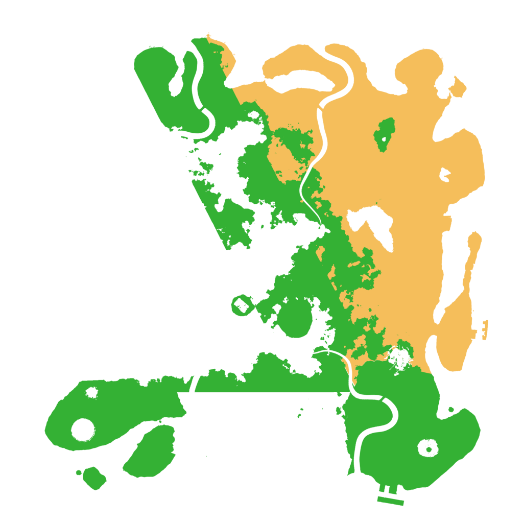 Biome Rust Map: Procedural Map, Size: 4000, Seed: 538358324