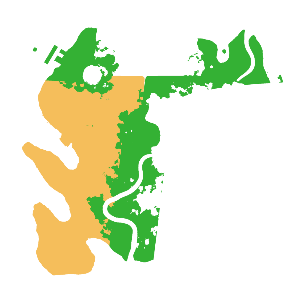 Biome Rust Map: Procedural Map, Size: 3000, Seed: 788691177