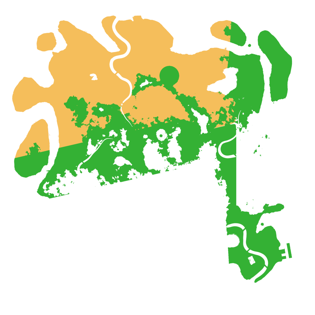 Biome Rust Map: Procedural Map, Size: 4250, Seed: 1215478901