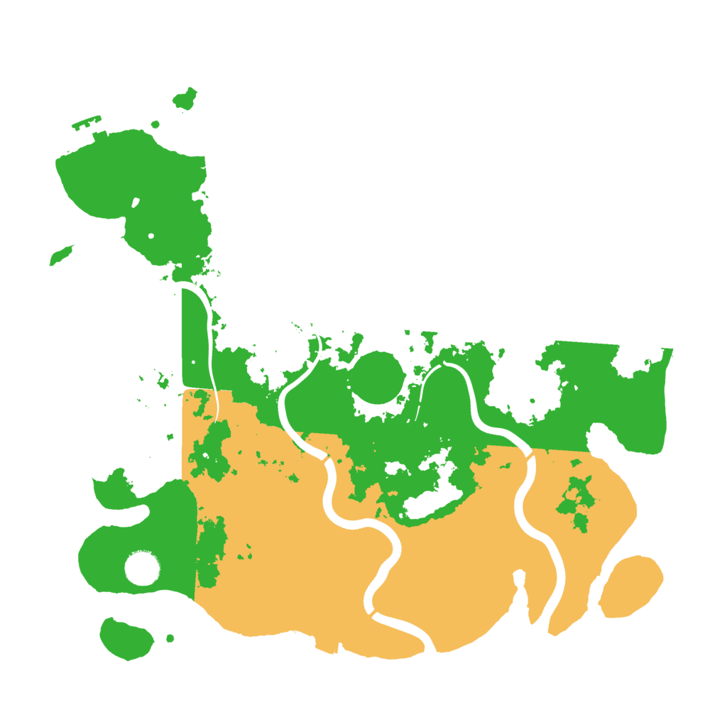 Biome Rust Map: Procedural Map, Size: 3666, Seed: 1055113809