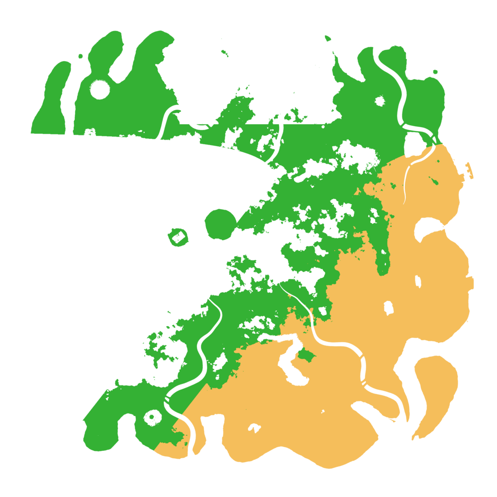 Biome Rust Map: Procedural Map, Size: 4500, Seed: 1135521624