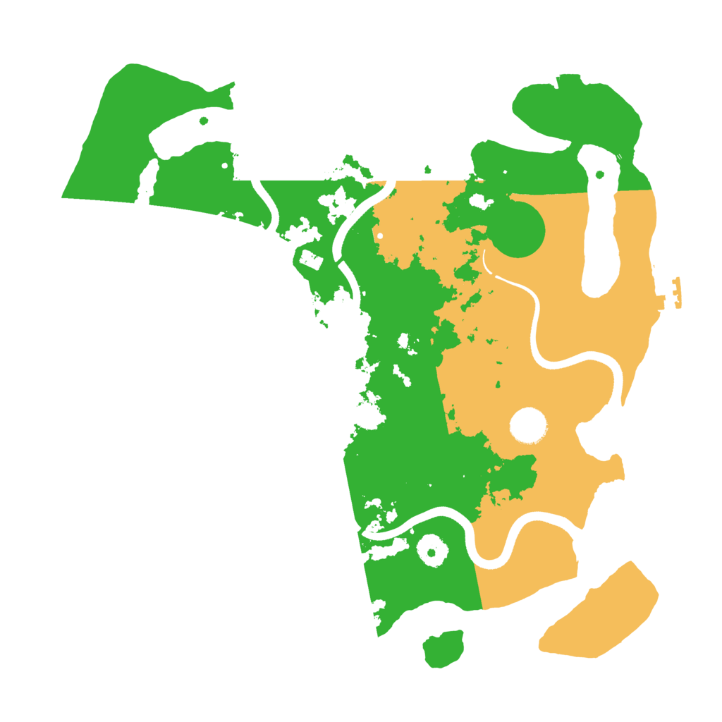 Biome Rust Map: Procedural Map, Size: 3500, Seed: 903628416