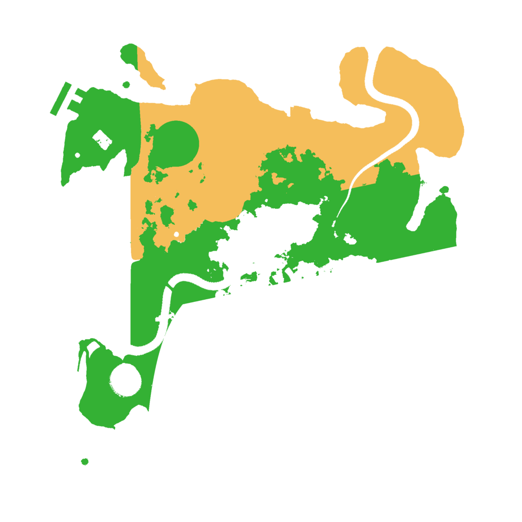 Biome Rust Map: Procedural Map, Size: 3000, Seed: 433563