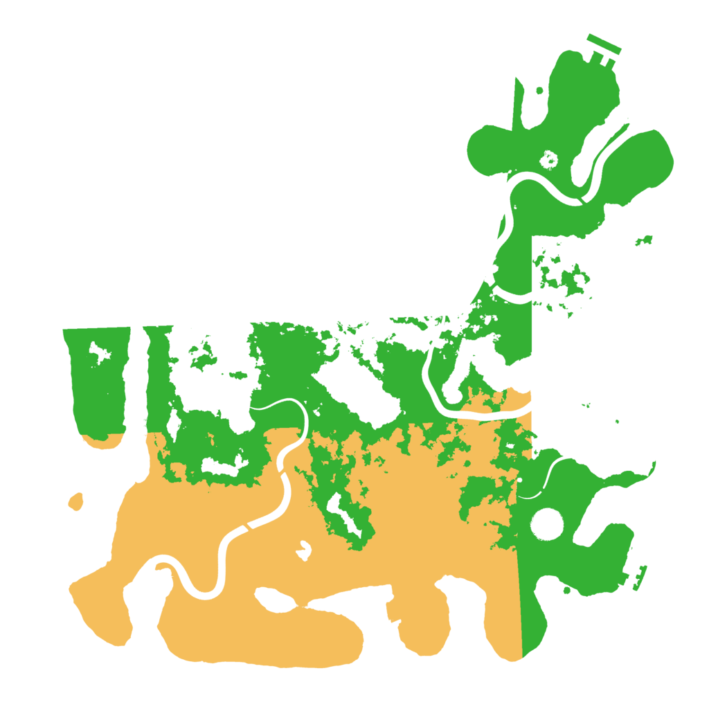 Biome Rust Map: Procedural Map, Size: 4000, Seed: 1361345