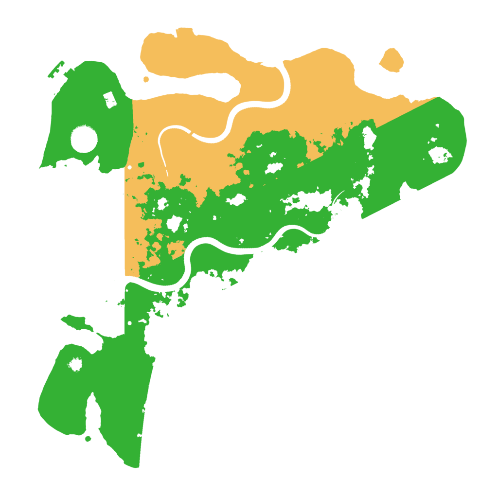 Biome Rust Map: Procedural Map, Size: 3500, Seed: 1638099255