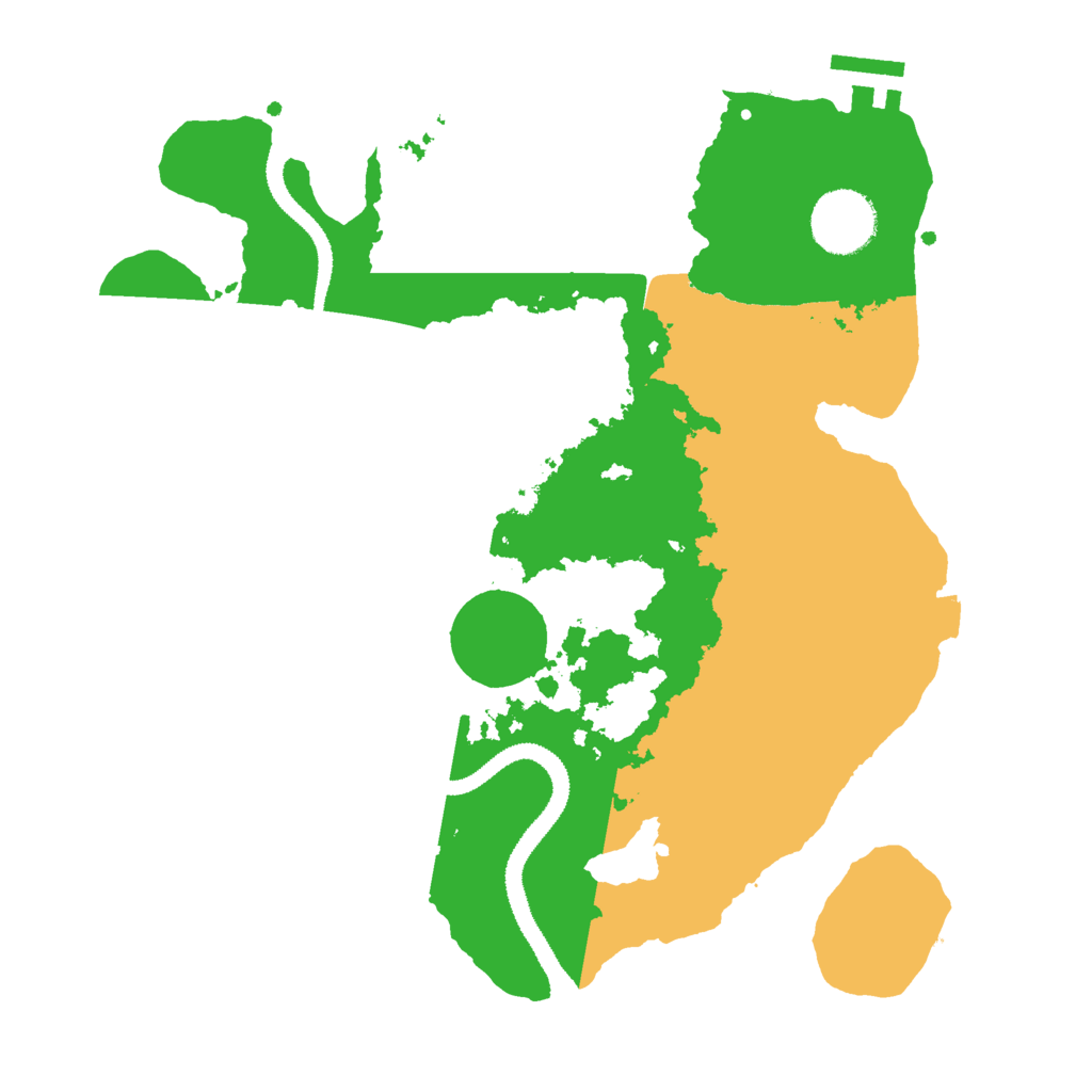 Biome Rust Map: Procedural Map, Size: 3000, Seed: 6894568