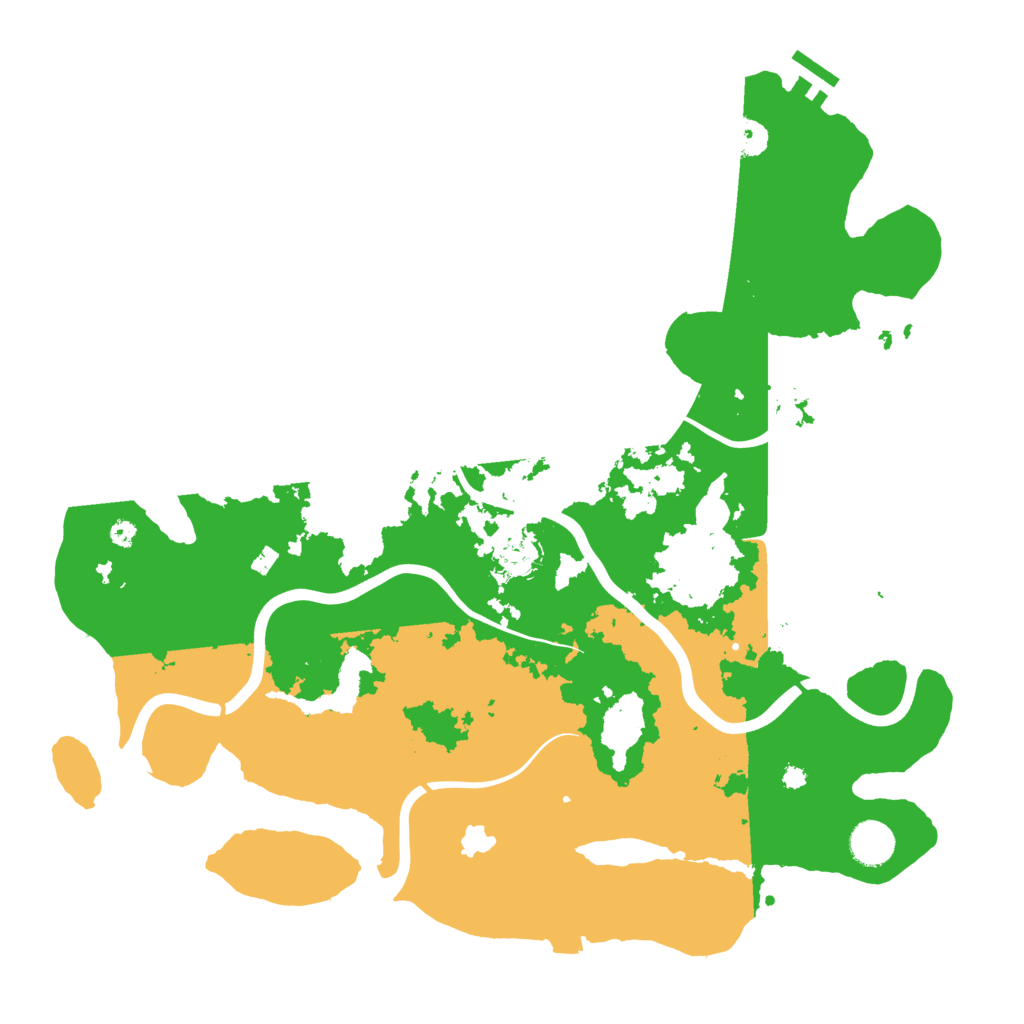 Biome Rust Map: Procedural Map, Size: 4000, Seed: 244819682