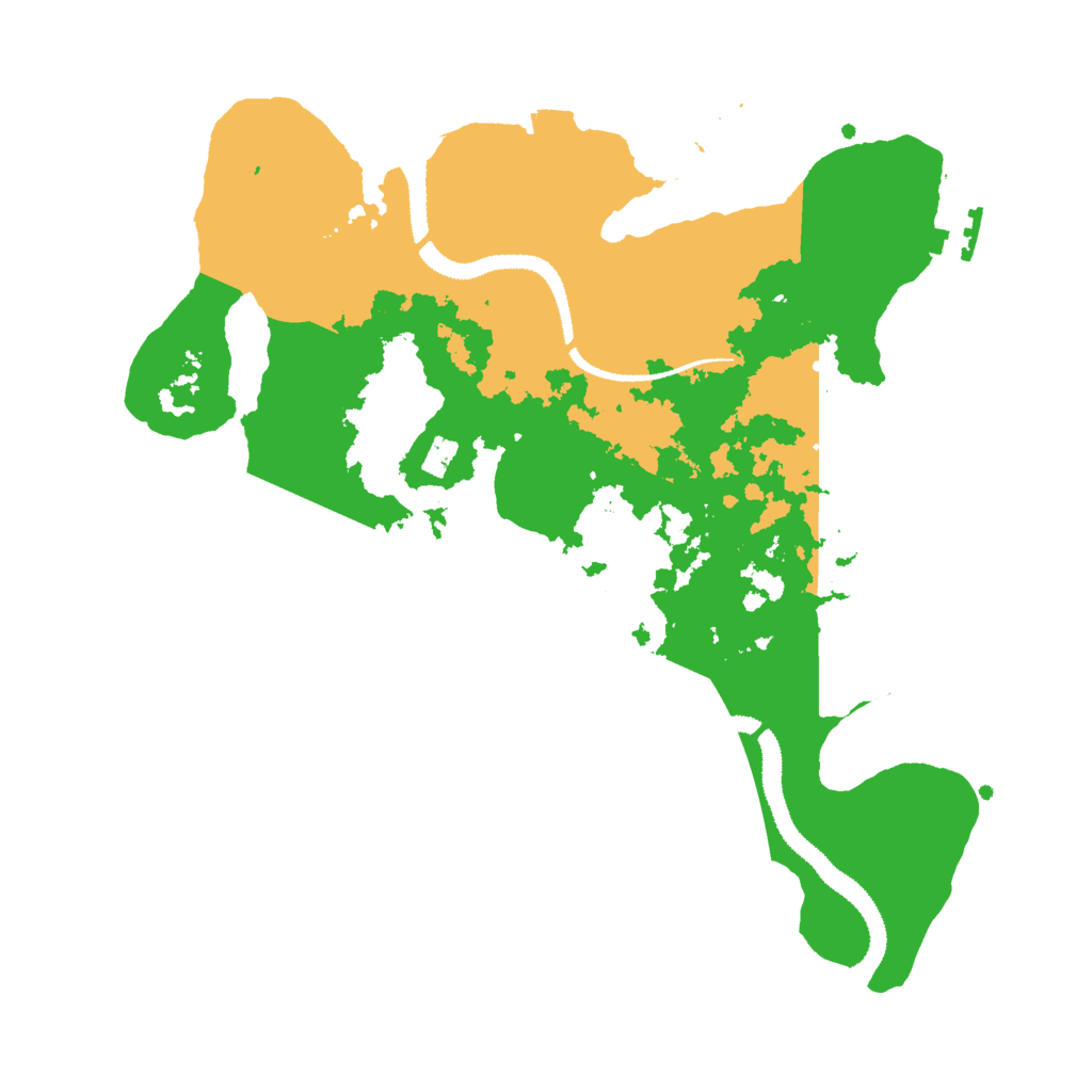 Biome Rust Map: Procedural Map, Size: 3000, Seed: 917909956