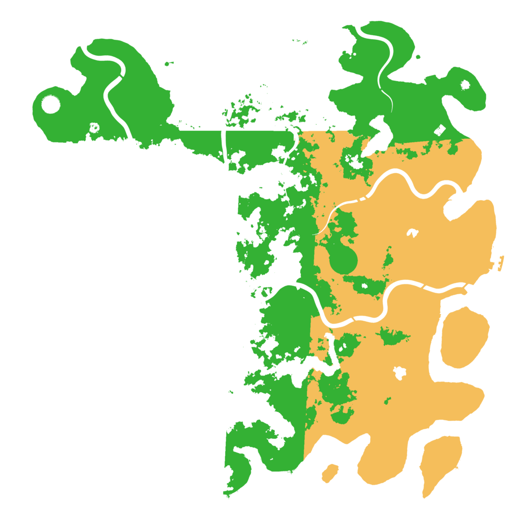 Biome Rust Map: Procedural Map, Size: 5000, Seed: 14869236