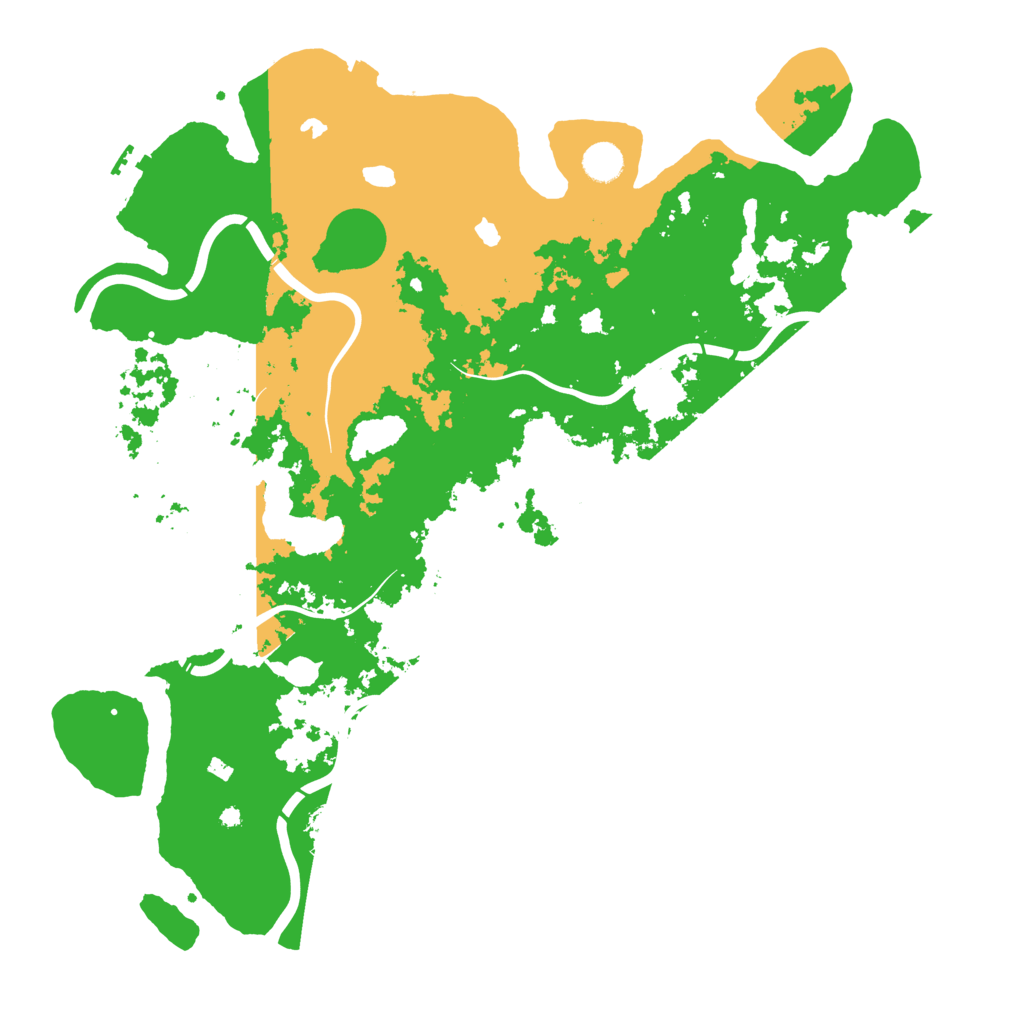 Biome Rust Map: Procedural Map, Size: 4500, Seed: 17752