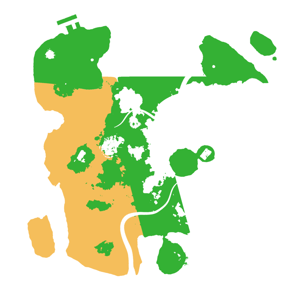 Biome Rust Map: Procedural Map, Size: 3000, Seed: 1905146934