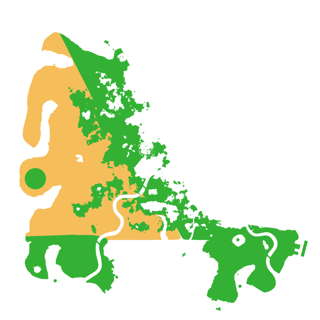 Biome Rust Map: Procedural Map, Size: 4000, Seed: 1158931608