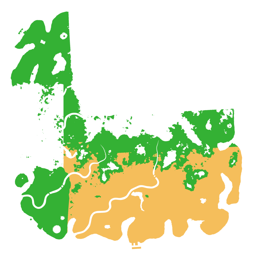 Biome Rust Map: Procedural Map, Size: 5600, Seed: 286188332
