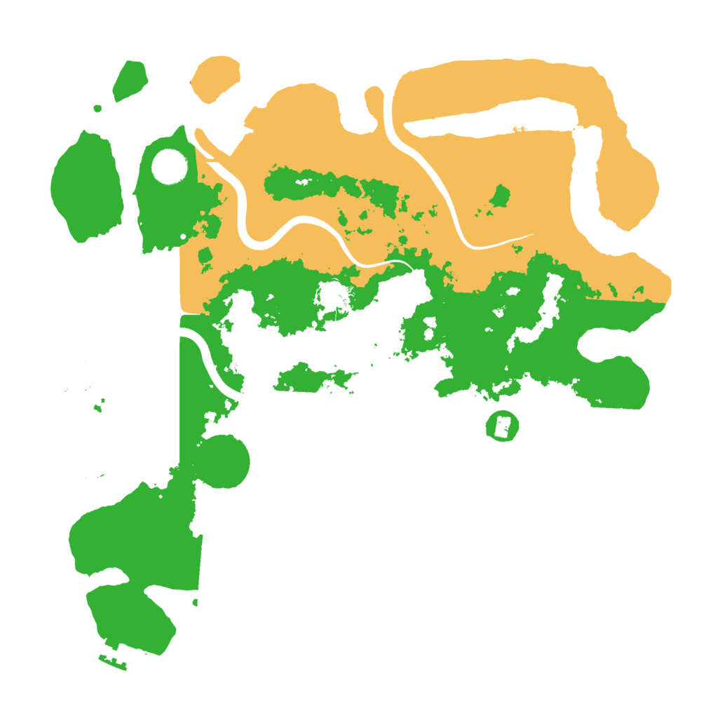 Biome Rust Map: Procedural Map, Size: 3650, Seed: 2002114593