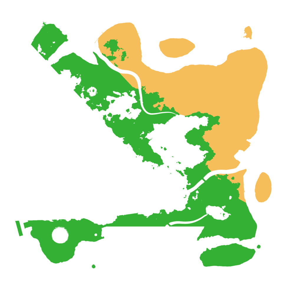 Biome Rust Map: Procedural Map, Size: 3250, Seed: 2126828520