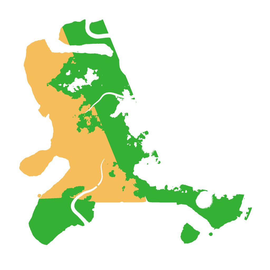 Biome Rust Map: Procedural Map, Size: 3000, Seed: 1687680764