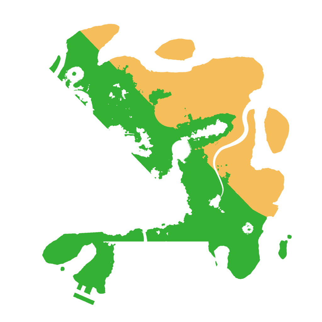 Biome Rust Map: Procedural Map, Size: 3000, Seed: 314660
