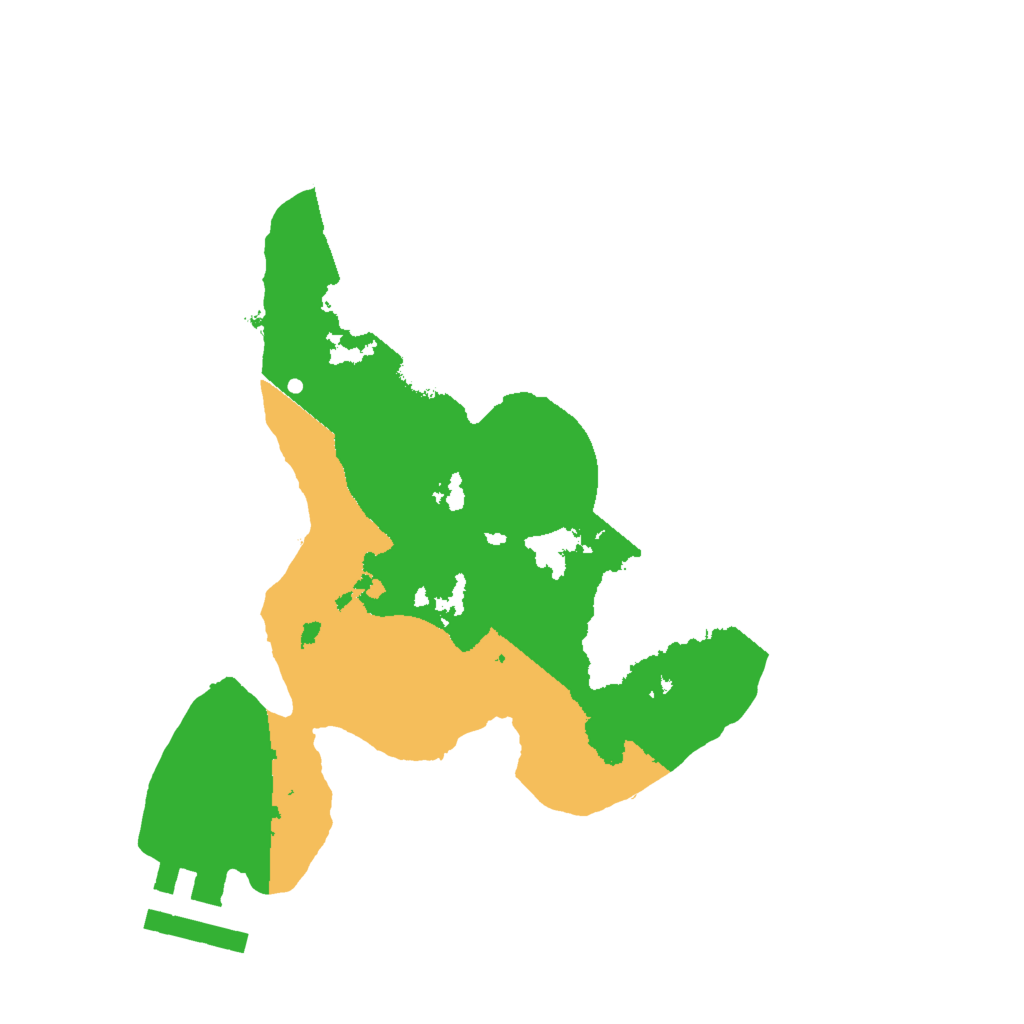 Biome Rust Map: Procedural Map, Size: 2000, Seed: 635667938