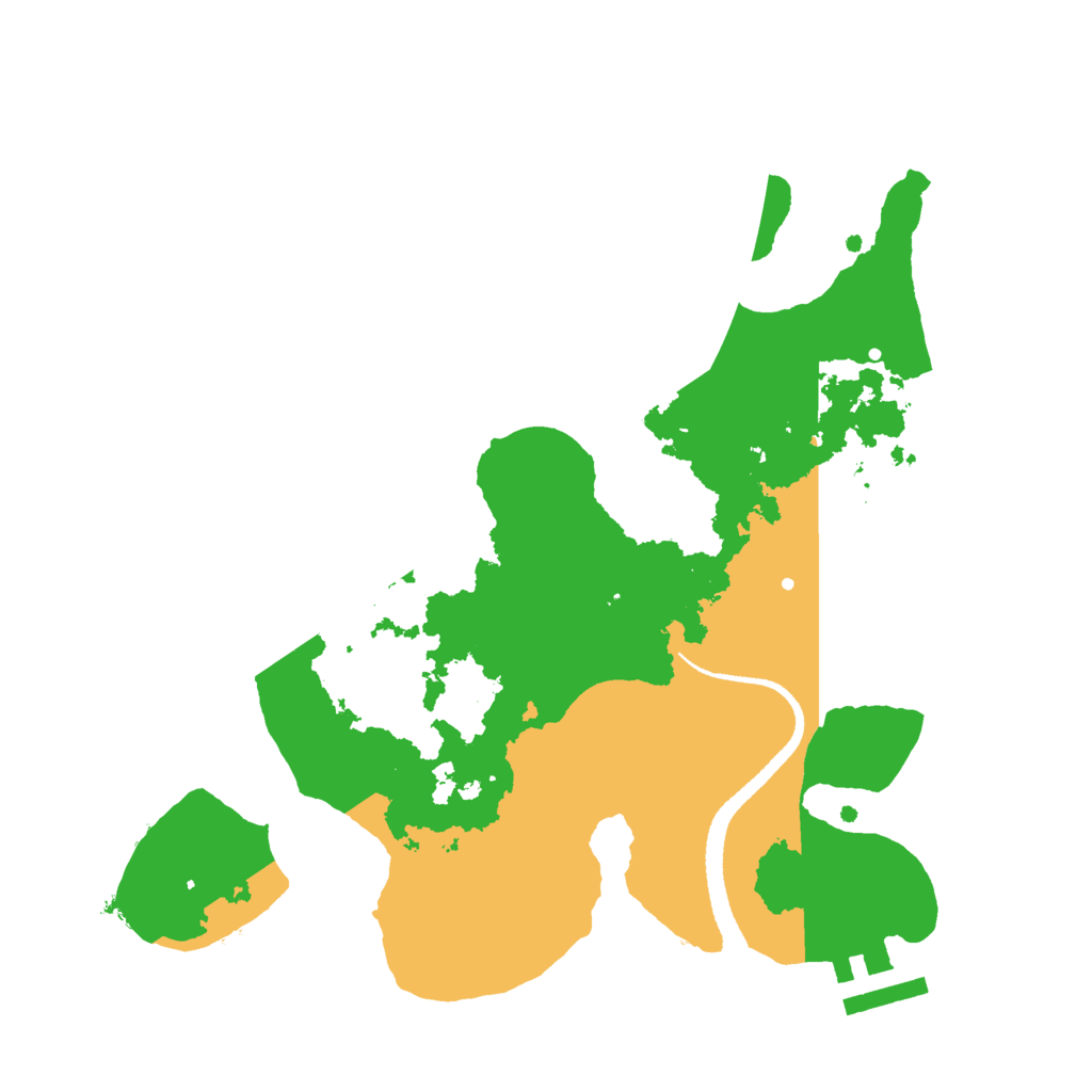 Biome Rust Map: Procedural Map, Size: 2600, Seed: 1437230688