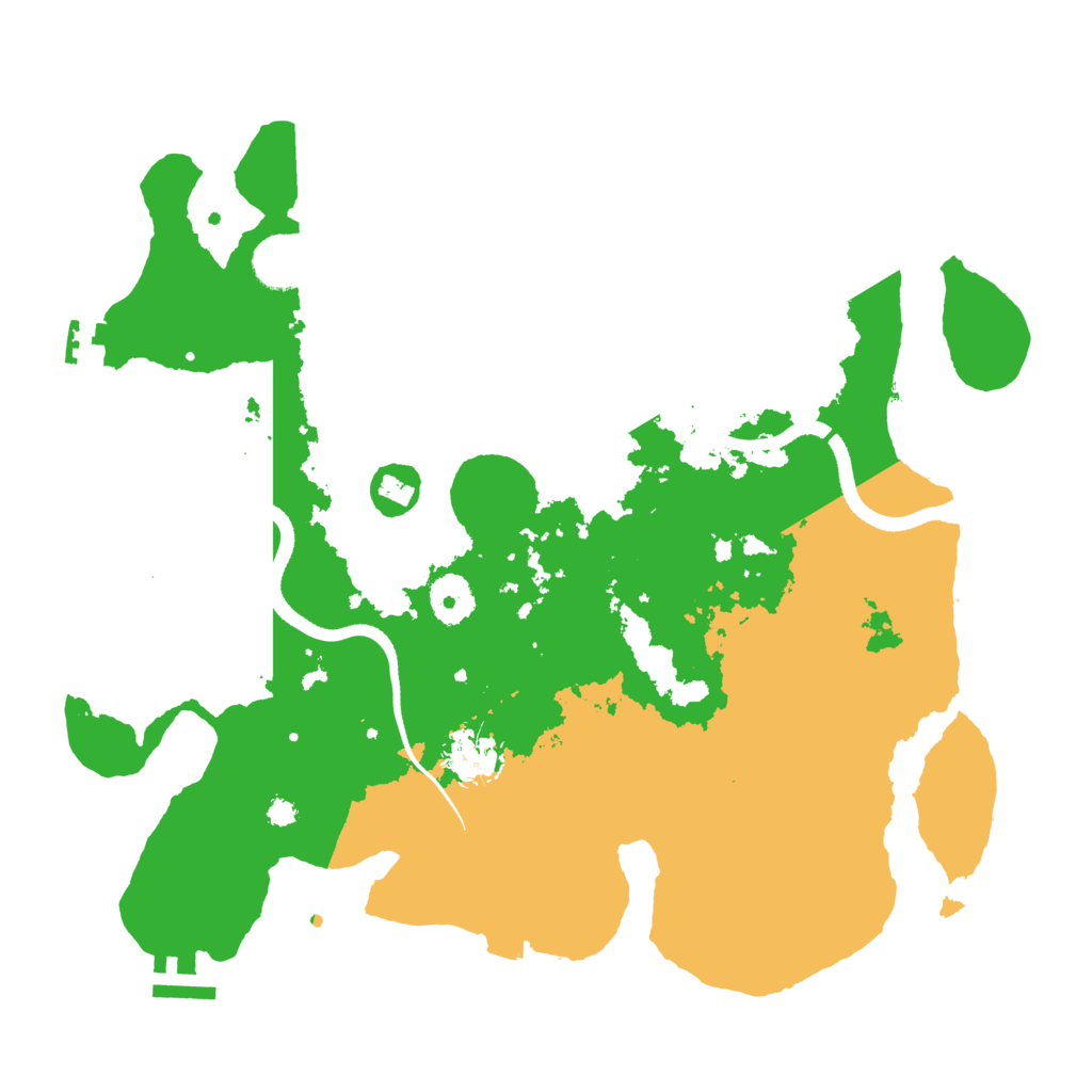 Biome Rust Map: Procedural Map, Size: 3500, Seed: 11052026