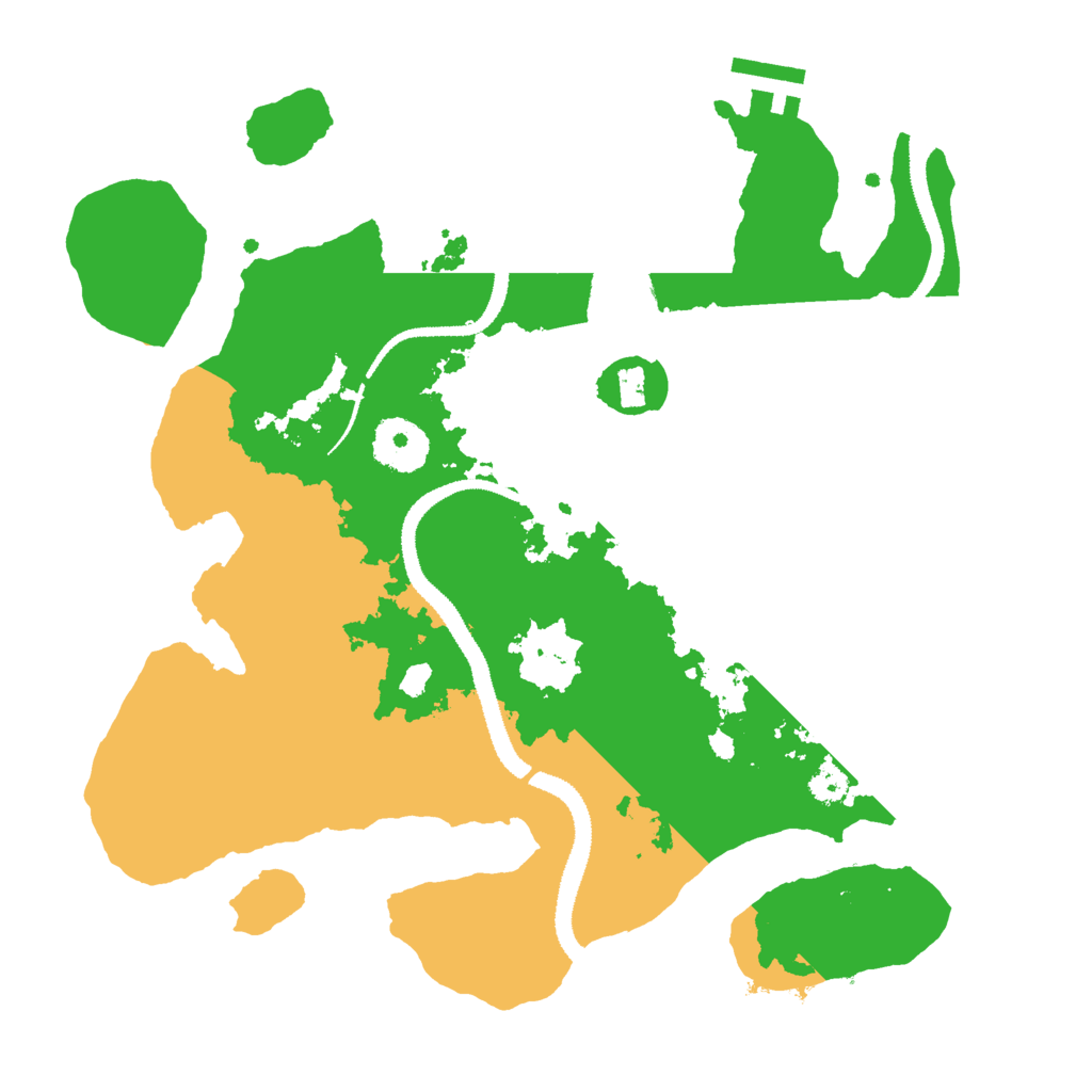 Biome Rust Map: Procedural Map, Size: 3000, Seed: 599685084