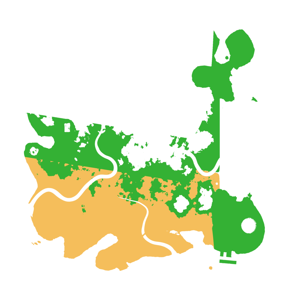 Biome Rust Map: Procedural Map, Size: 3500, Seed: 1621579776