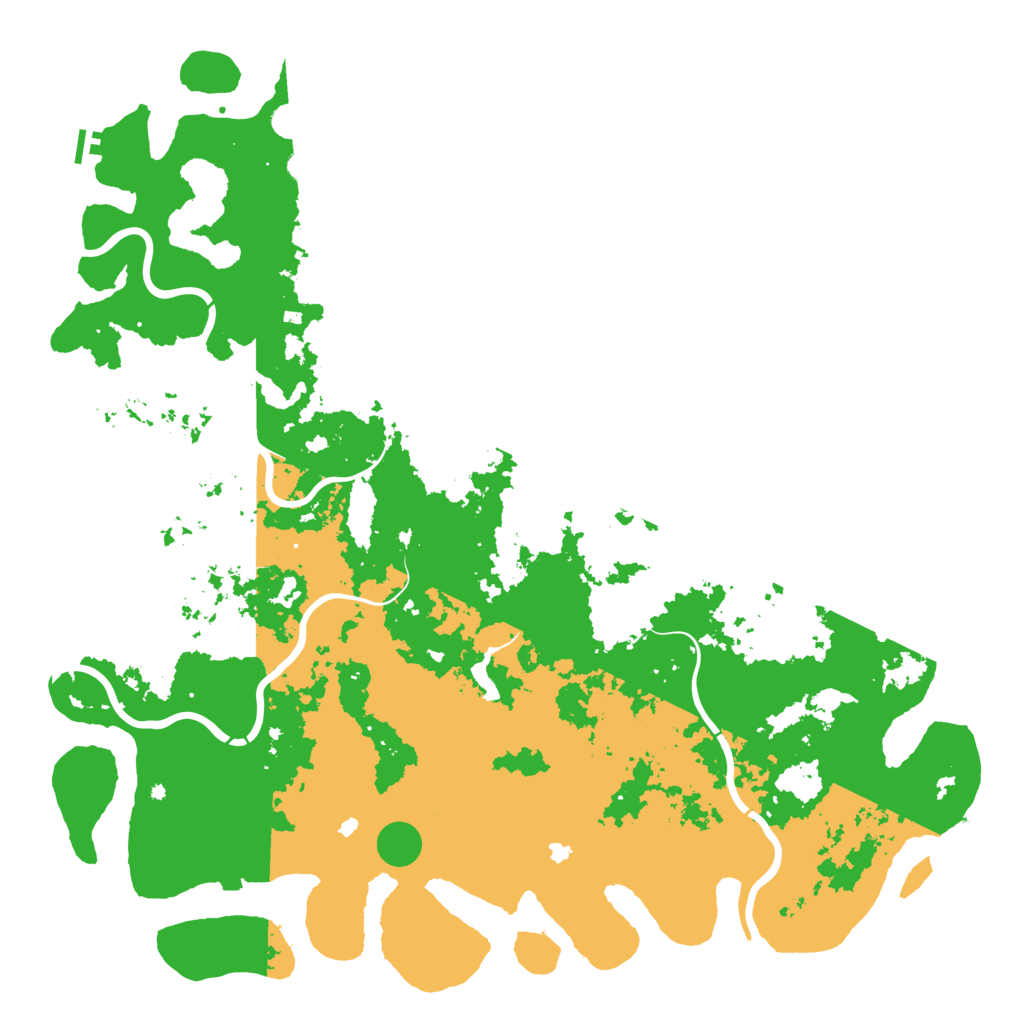 Biome Rust Map: Procedural Map, Size: 6000, Seed: 483257