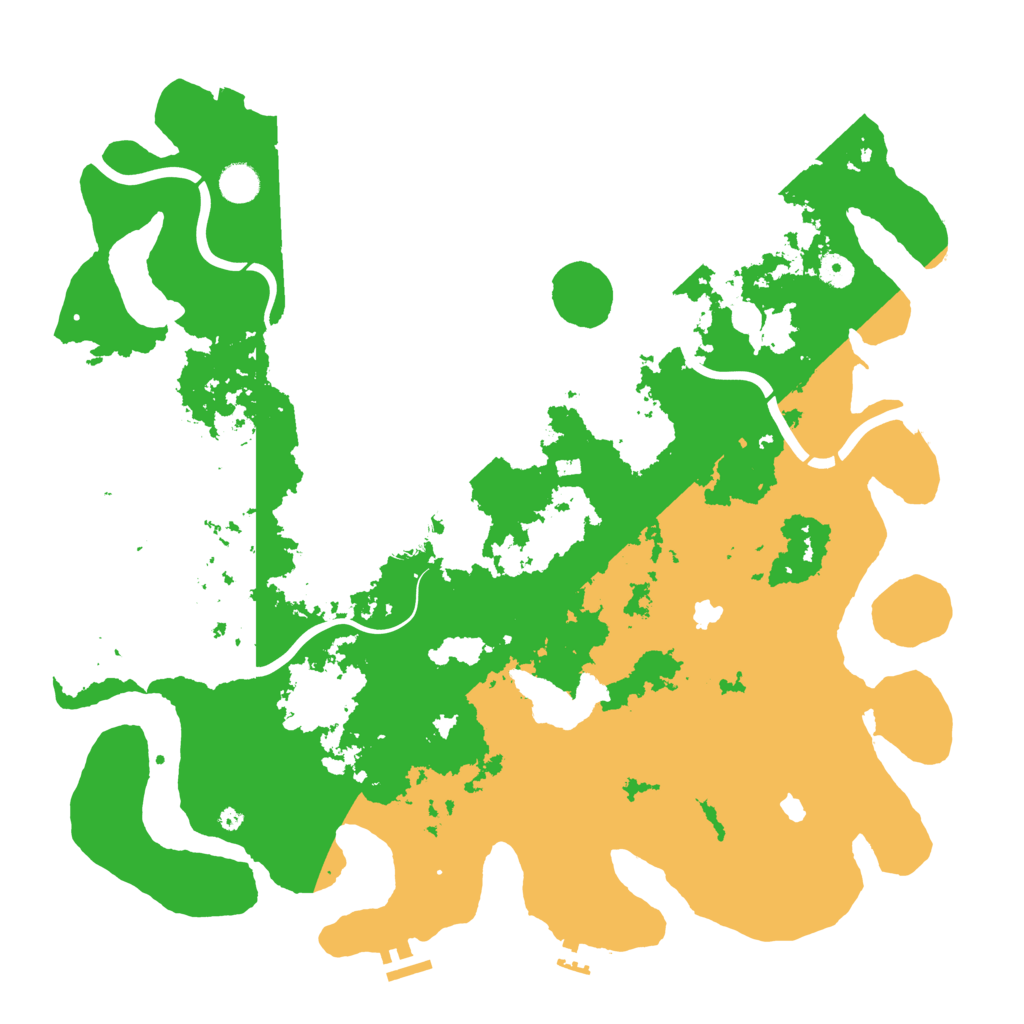 Biome Rust Map: Procedural Map, Size: 4500, Seed: 1075607710