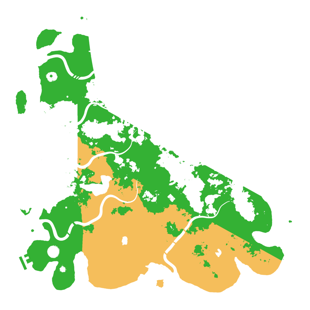 Biome Rust Map: Procedural Map, Size: 4500, Seed: 749806100