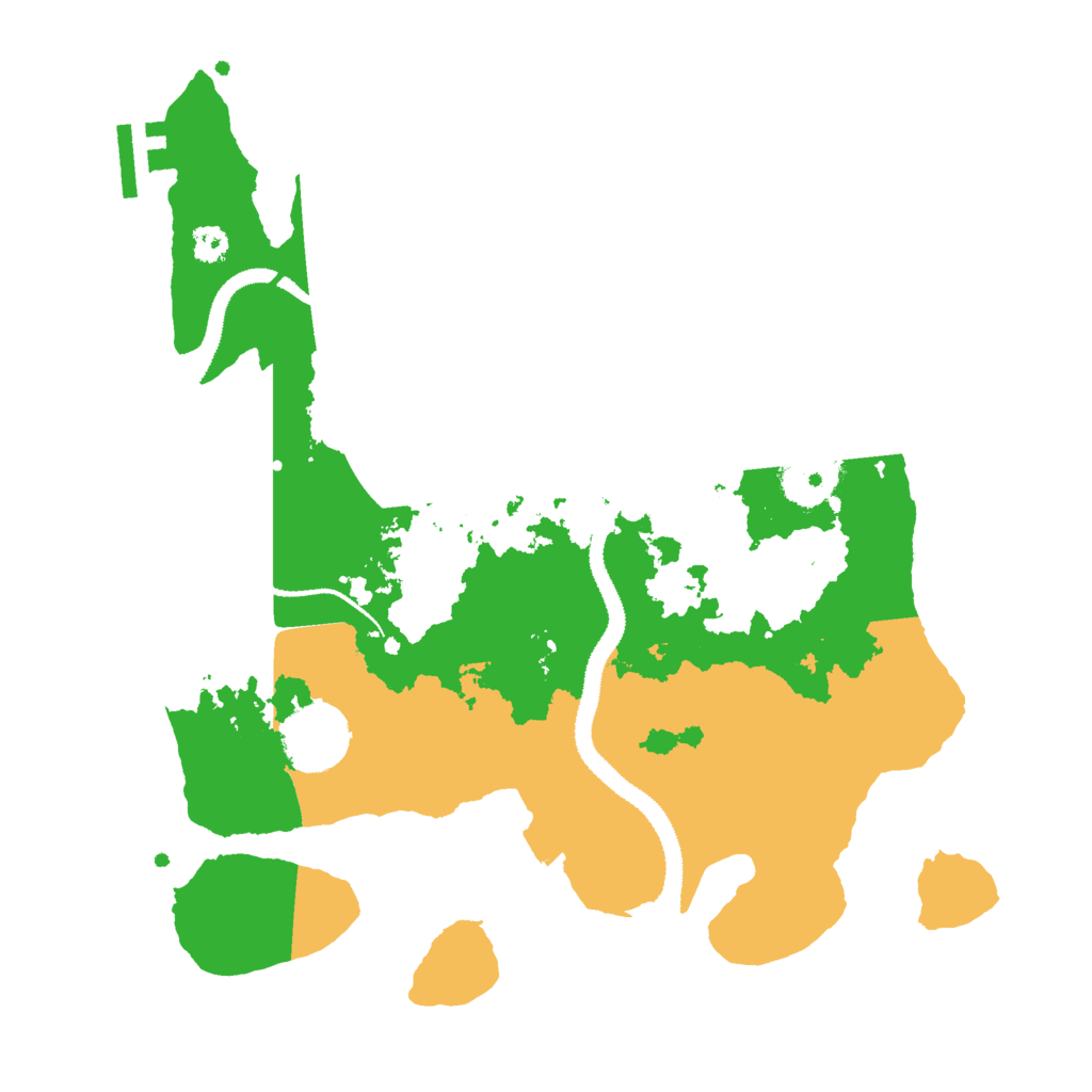 Biome Rust Map: Procedural Map, Size: 3000, Seed: 1859780436