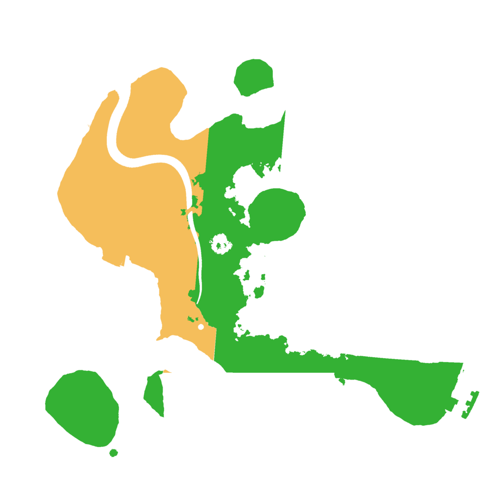Biome Rust Map: Procedural Map, Size: 2500, Seed: 2112851226
